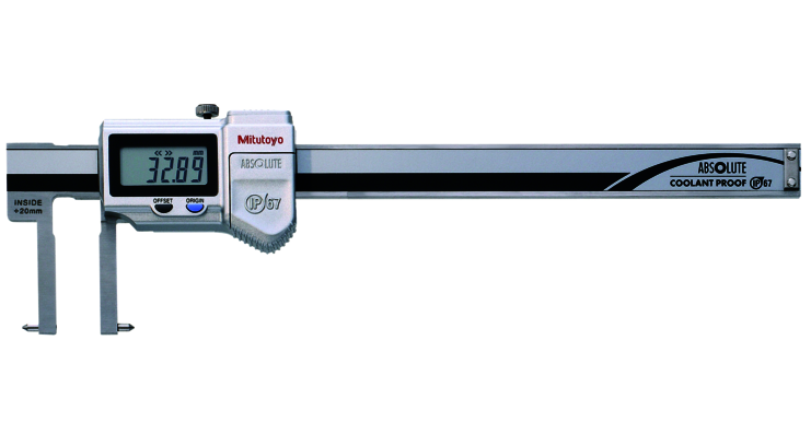 Mitutoyo ABSOLUTE Digimatic belső tolómérő kifelé álló mérőcsúccsal, hegyes típus, IP67, 20.1-170 mm, 0.01 mm (573-648-20) termék fő termékképe