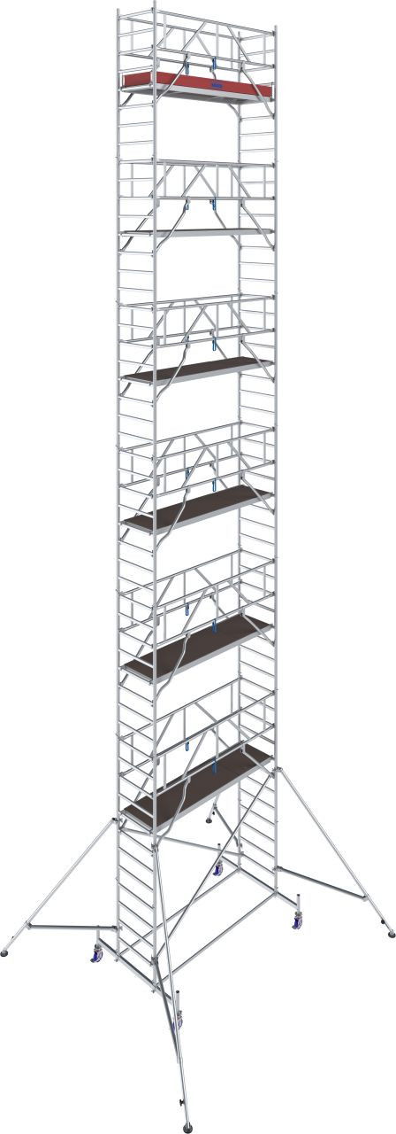 Krause STABILO Professional gurulóállvány, 10 -es sorozat, mezőméret: 2.5 m x 0.75 m, munkamagasság: 14.4 m termék fő termékképe