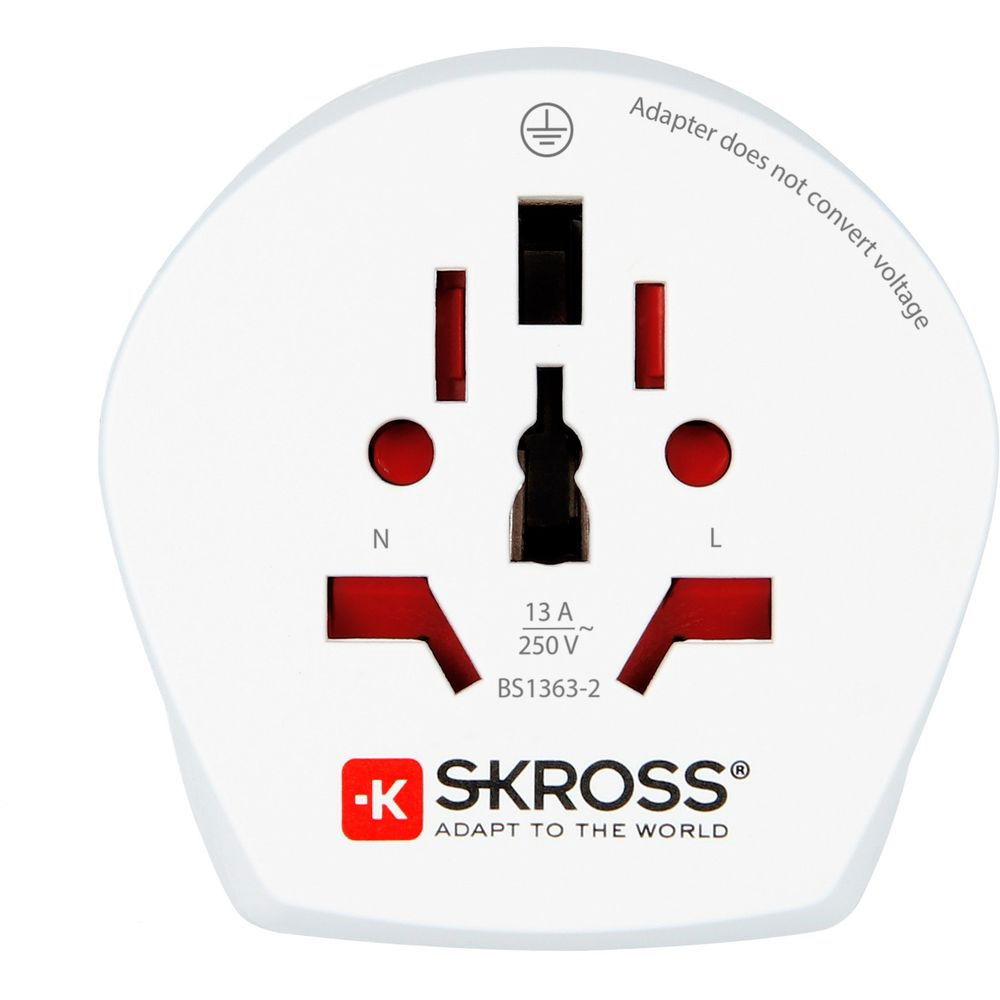 Skross Hálózati csatlakozó átalakító AU / CN / EU termék fő termékképe