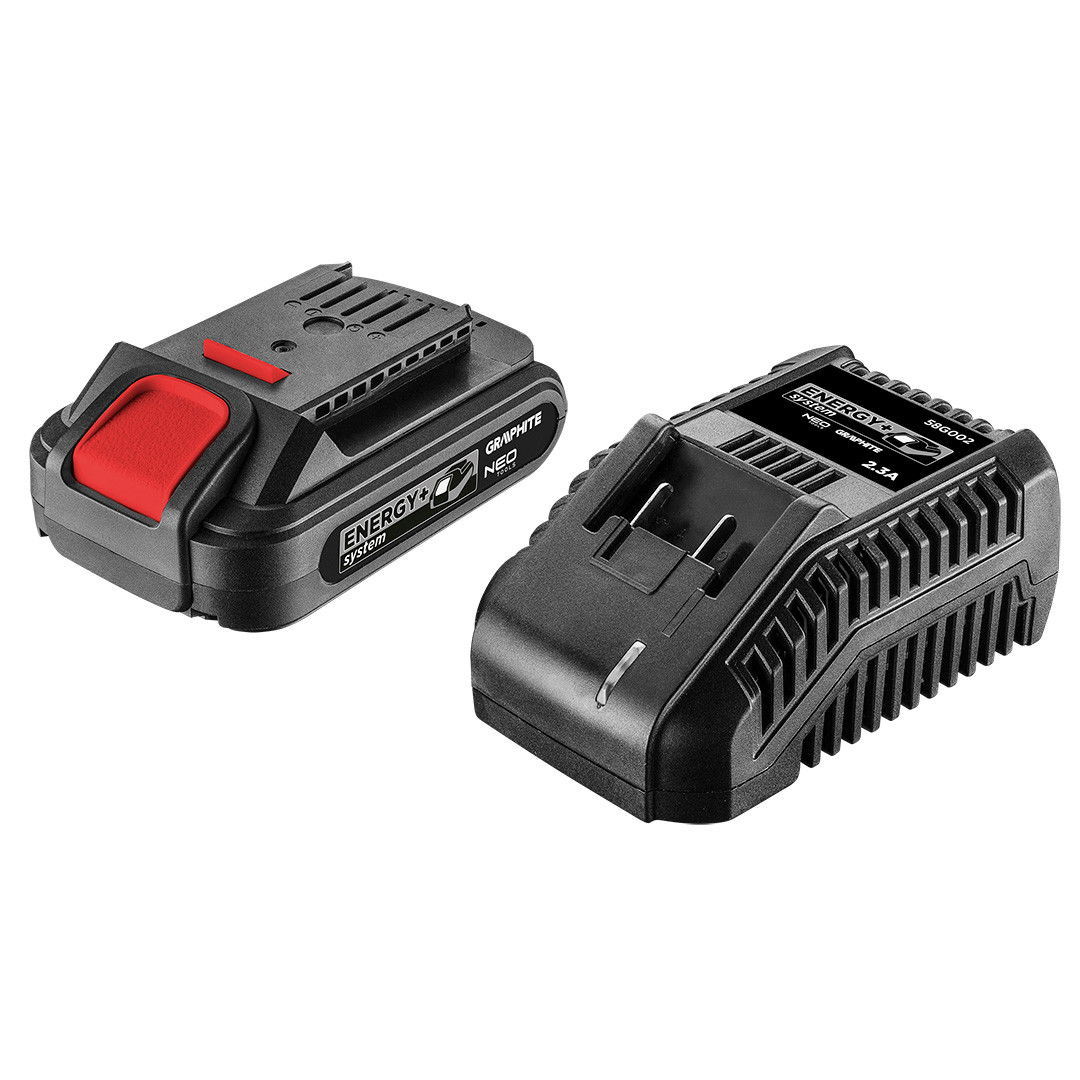 Graphite 58GE131 Energy+ 1 x 2.0 Ah Li-ion akkumulátor és töltő termék fő termékképe