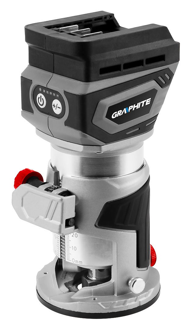 Graphite 58GE140 szénkefe nélküli akkumulátoros felsőmaró (akku és töltő nélkül) termék fő termékképe