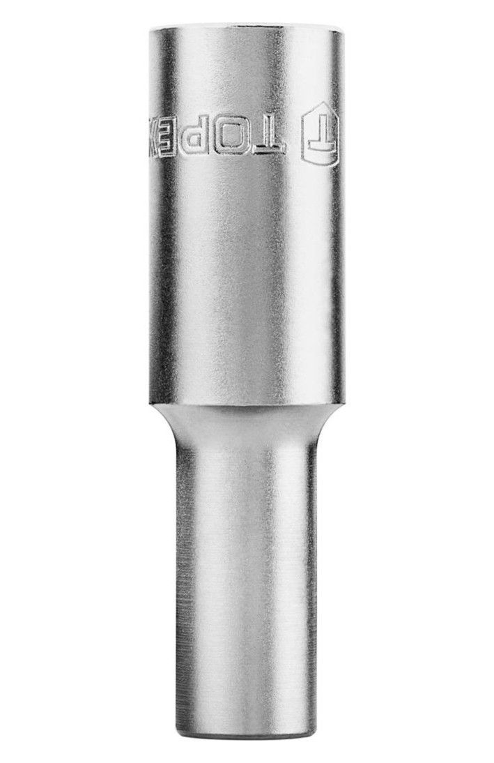 Topex 38D753 1/2"-os hosszú dugókulcs fej, CrV acél, 6-lapú, 13 mm termék fő termékképe