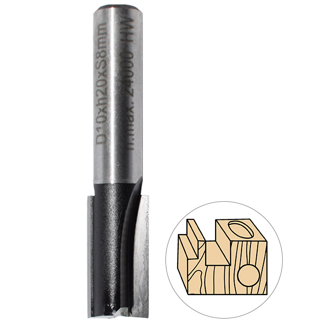 Abraboro 8 x 51 / 20 mm horonymaró kétélű homlokéllel termék fő termékképe