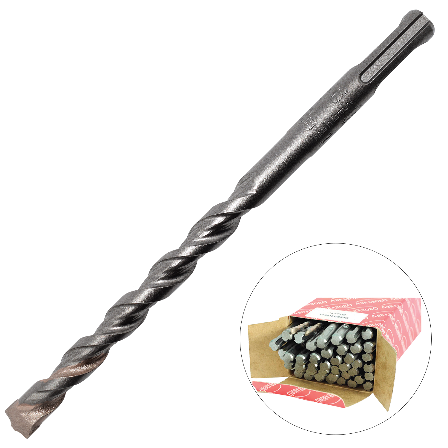 Abraboro 10 x 160 / 100 mm SDS-plus TWIXX betonfúró Big Box, 50 db/csomag termék fő termékképe
