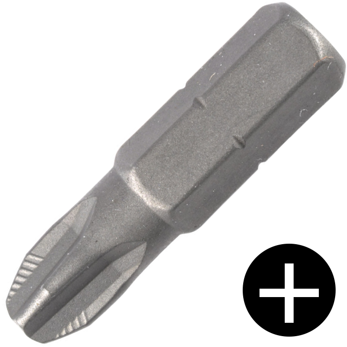 KENNEDY No.3 Phillips ACR bordázott keresztpontos csavarbehajtó bit 1/4" hatszög illesztéssel, 25 mm termék fő termékképe