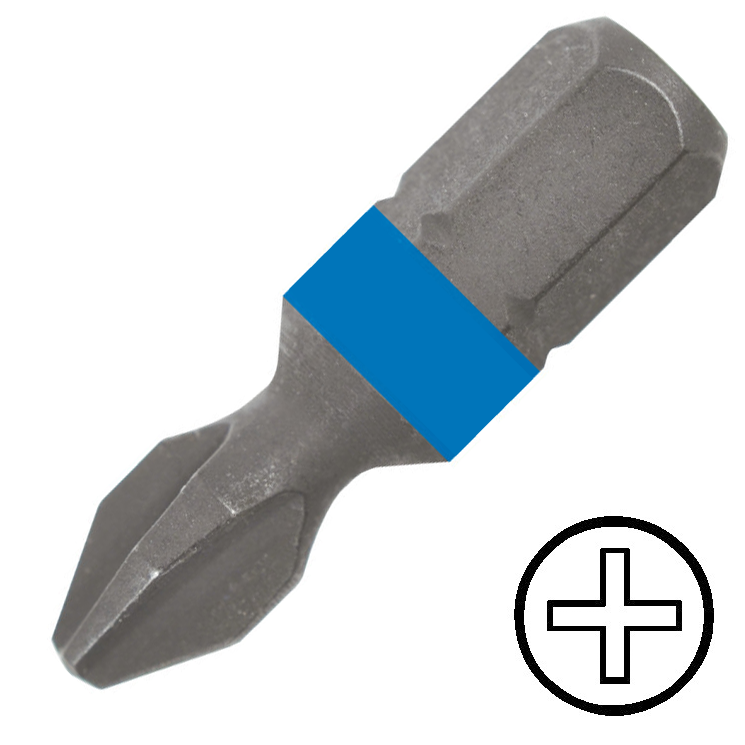 KENNEDY No.3 kereszthornyos csavarhúzó bit 1/4" hatszög illesztéssel, 25 mm termék fő termékképe