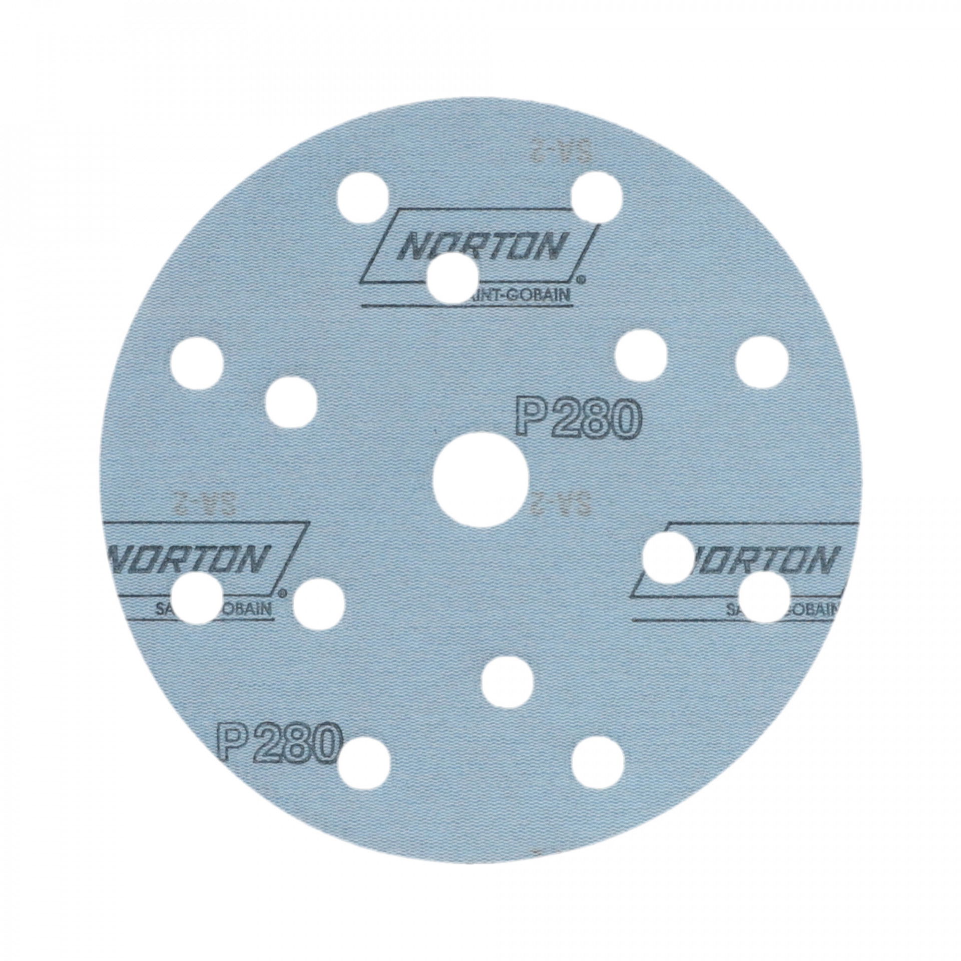 Norton Pro Plus A975 tépőzáras csiszolókorong Ø150 mm 14+1 Lyukas P280, 1000 db/csomag termék fő termékképe