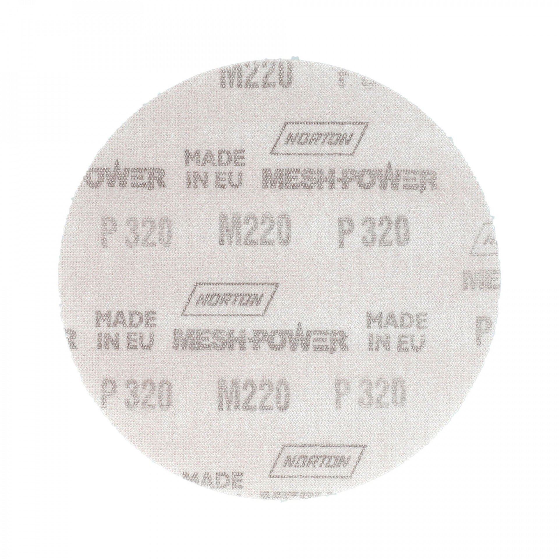 Norton MeshPower Aluminium-oxid M220 csiszolóháló Ø150 mm P320, 50 db/csomag termék fő termékképe