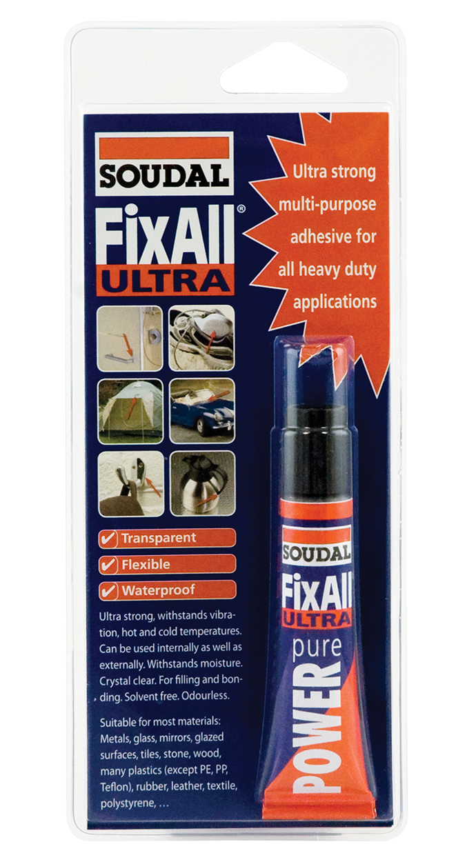 Soudal Fix ALL® Ultra tömítő-ragasztó 20 ml, transzparens termék fő termékképe