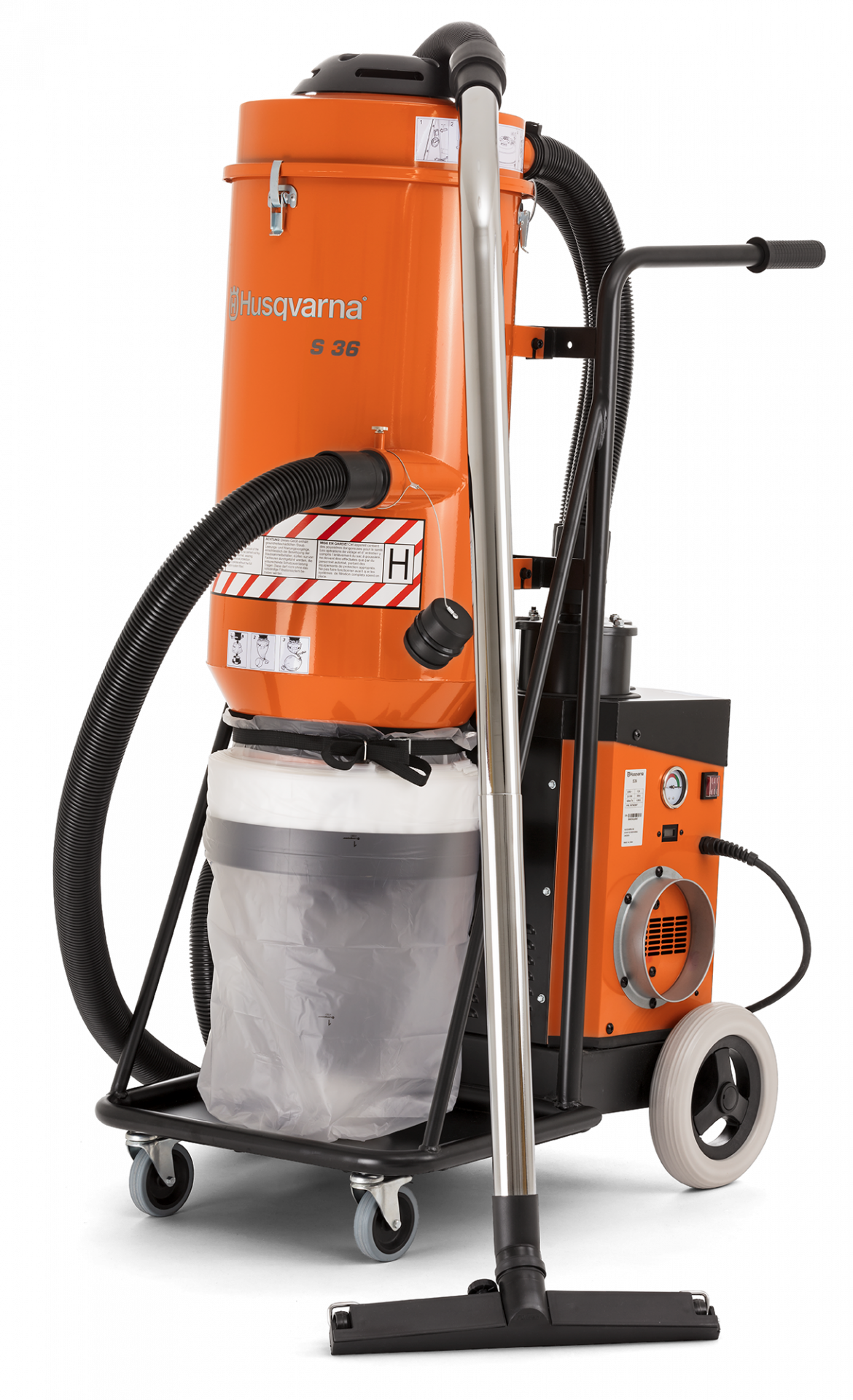 Husqvarna S 36 egyfázisú HEPA H13 építőipari száraz porszívó termék fő termékképe