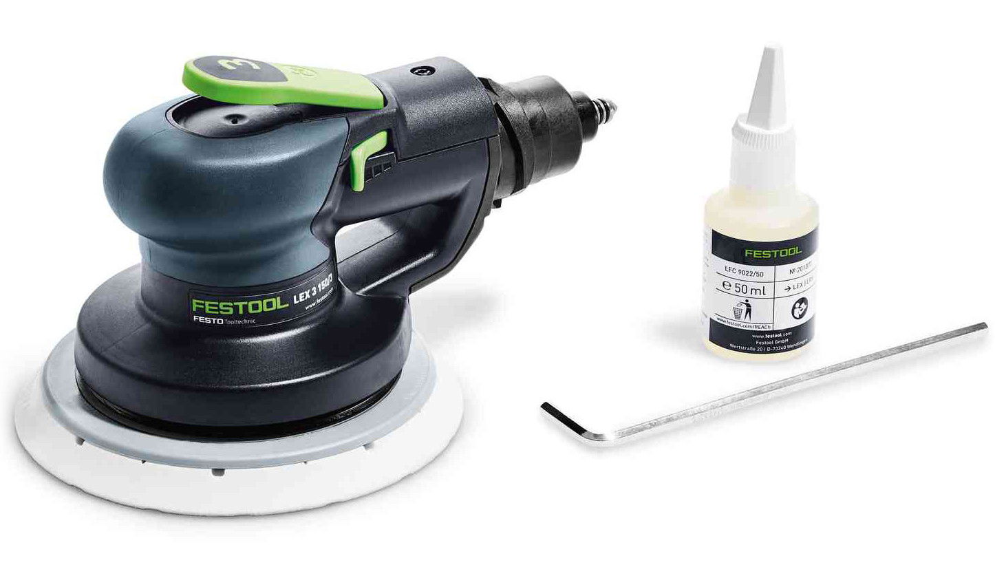 Festool LEX 3 150/3 sűrített levegővel működő excentercsiszoló termék fő termékképe
