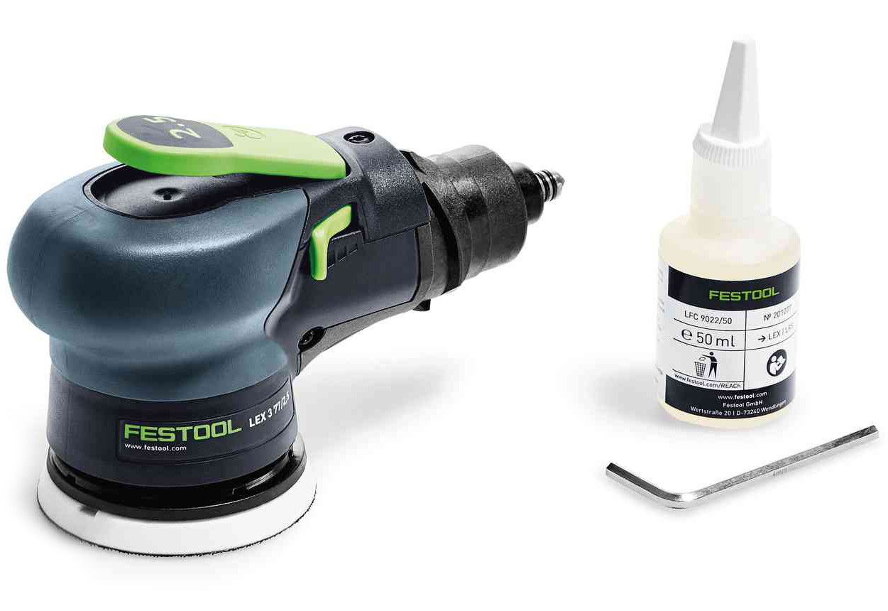 Festool LEX 3 77/2,5 sűrített levegővel működő excentercsiszoló termék fő termékképe