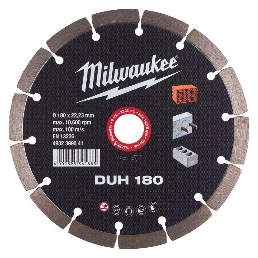 Milwaukee DUH gyémánt vágótárcsa, Ø180 mm termék fő termékképe