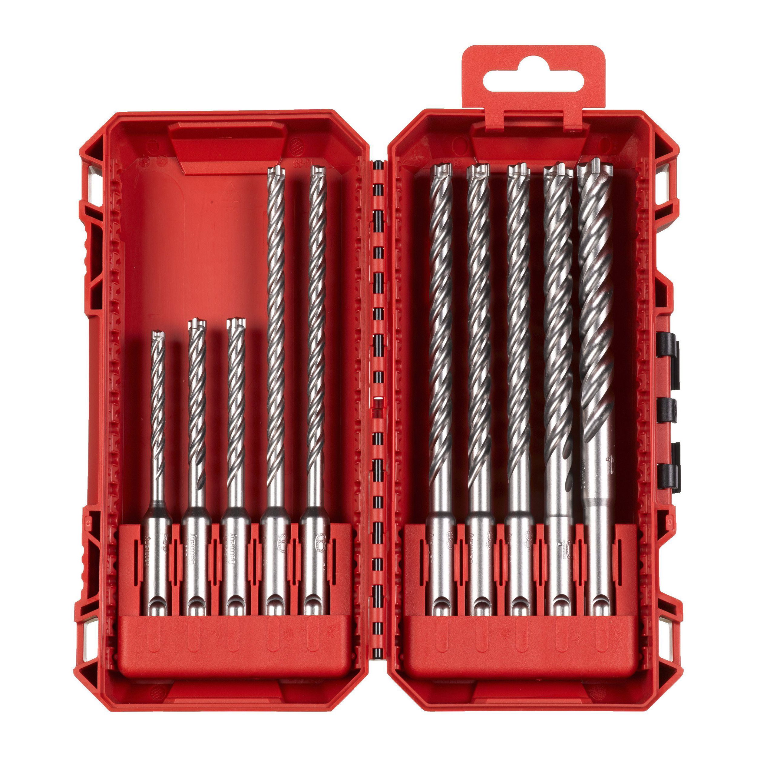 Milwaukee MX4 SDS-plus 4-élű fúrószár készlet, 10 darabos termék fő termékképe