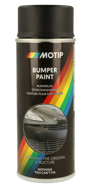 Motip Lökhárító felújító festék spray műanyagra, fekete, 400 ml termék fő termékképe
