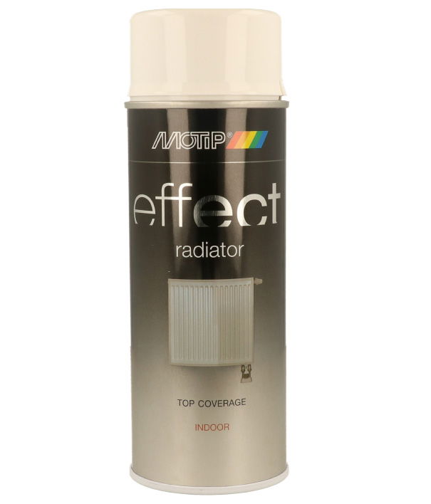 Motip DECO EFFECT 110 °C-ig hőálló radiátor festék spray, matt fehér, 400 ml termék fő termékképe