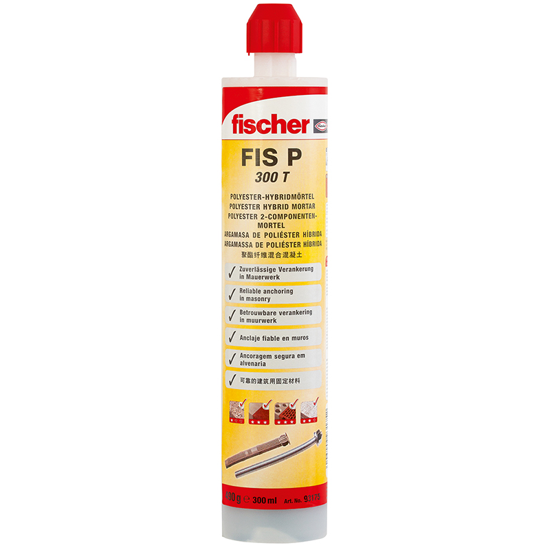 Fischer FIS P 300 T injektáló ragasztó, 300 ml + 2 db FIS MR Plus keverőszár termék fő termékképe