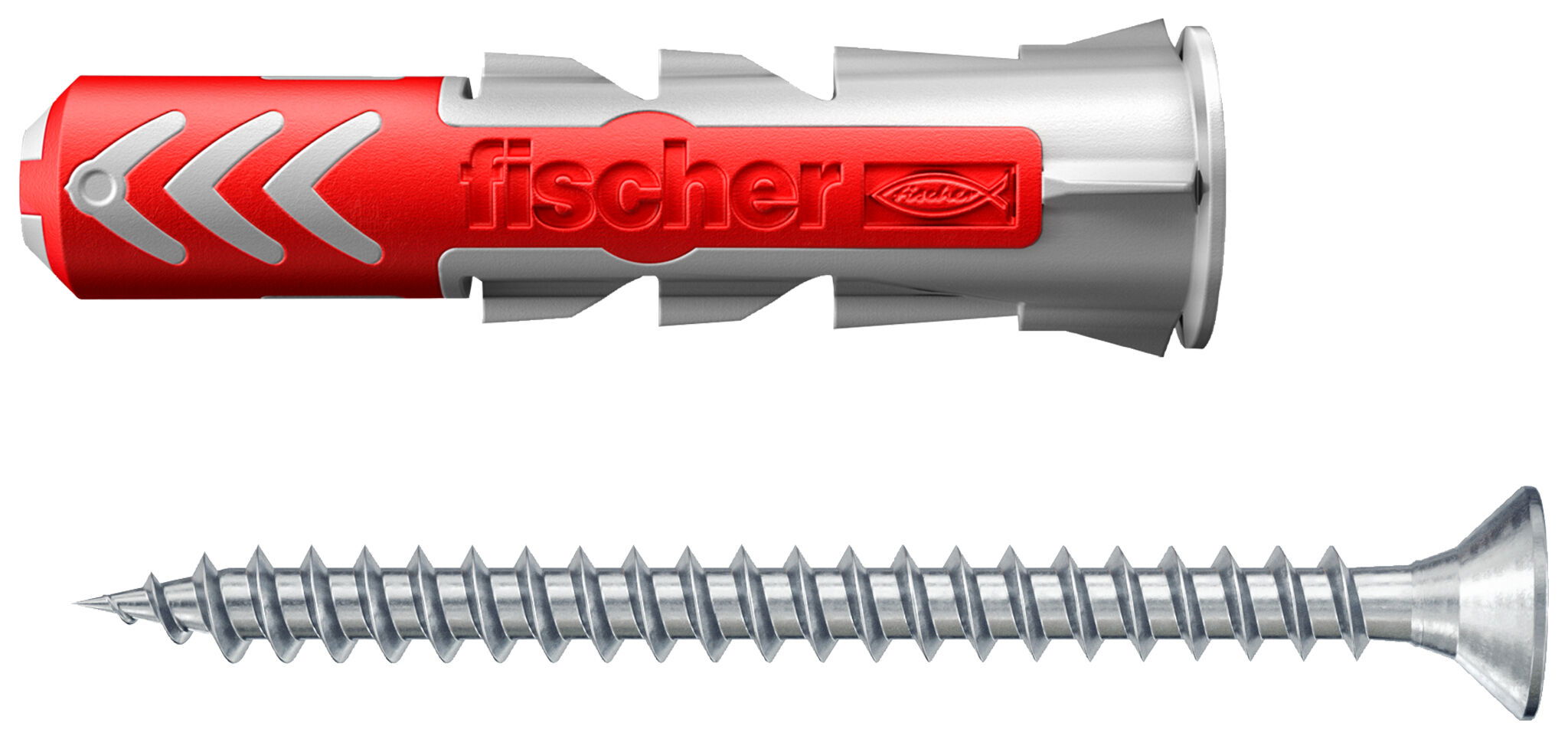 Fischer DuoPower kétkomponensű nylon dübel 8 x 40 S LD - süllyesztett fejű csavarral, 50 db/csomag termék fő termékképe