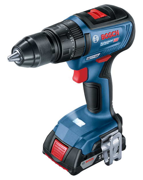 Bosch GSB 18V-50 akkus ütvefúró-csavarozó (2 x 5.0 Ah Li-ion akkuval, L-BOXX-ban) termék fő termékképe