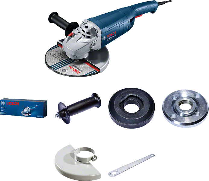 Bosch GWS 2200 sarokcsiszoló reteszelhető kapcsolóval (180 mm) termék fő termékképe