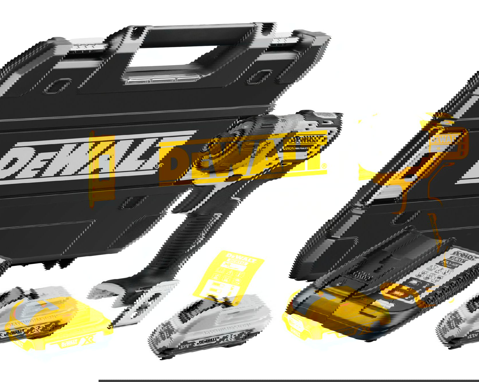 Dewalt DCF601D2 szénkefe nélküli akkumulátoros kompakt csavarbehajtó (2 x 2.0 Ah Li-ion akkuval, kofferben) termék fő termékképe