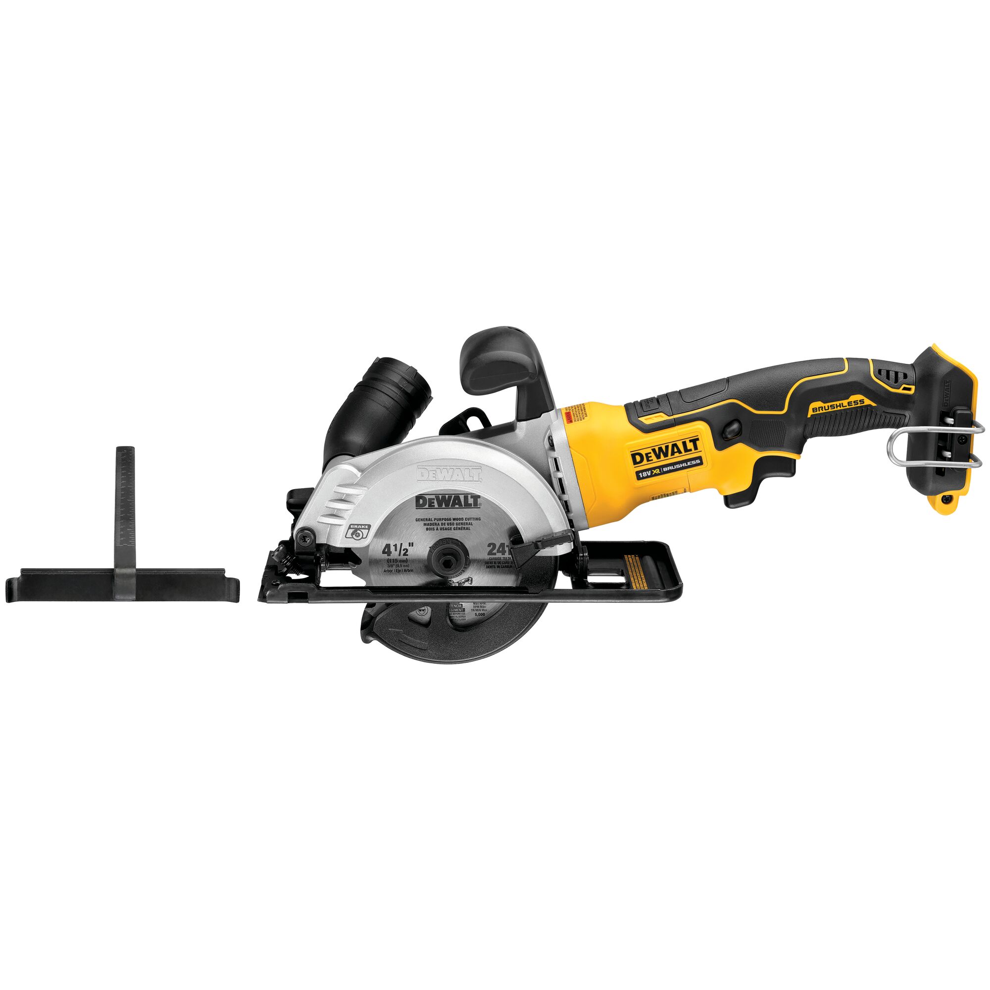 Dewalt DCS571N szénkefe nélküli akkus körfűrész (akku és töltő nélkül) termék fő termékképe